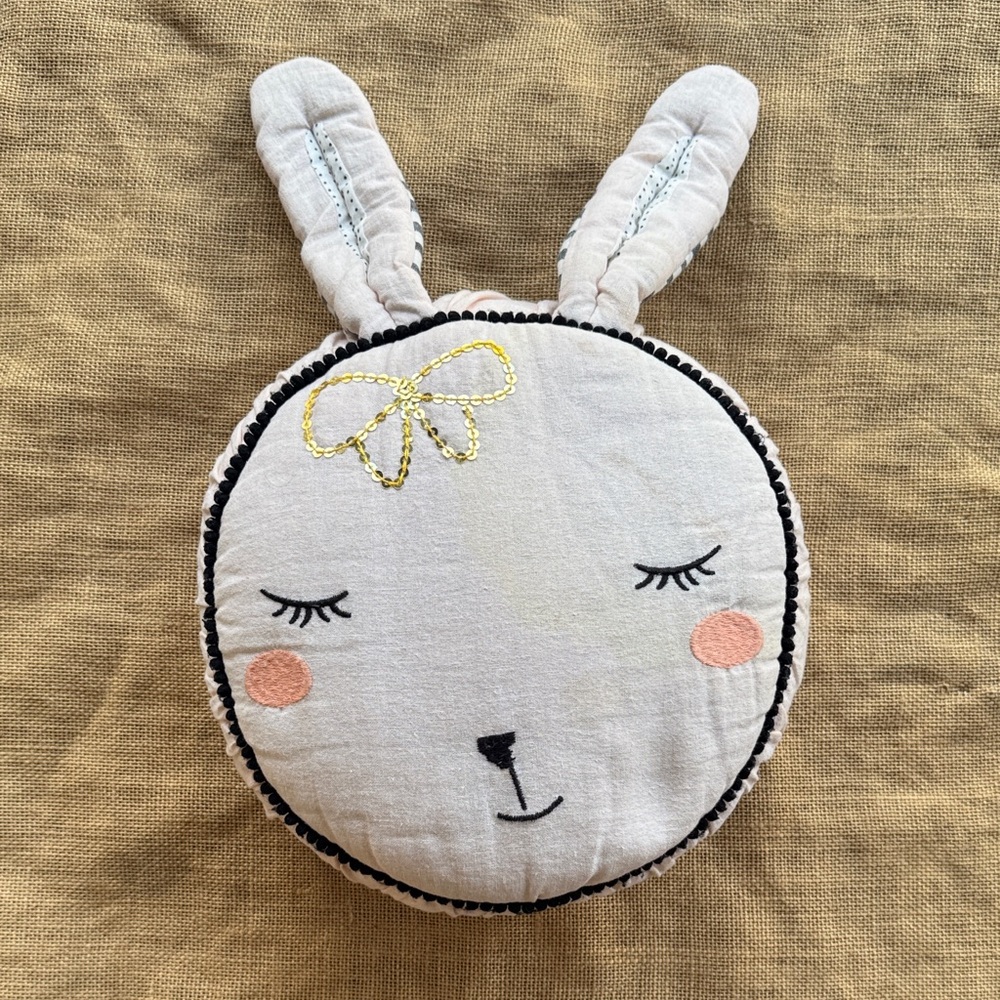 Emily & Meritt Bunny Shaped Pillow from Pottery Barn Kids Rare Hard to Find